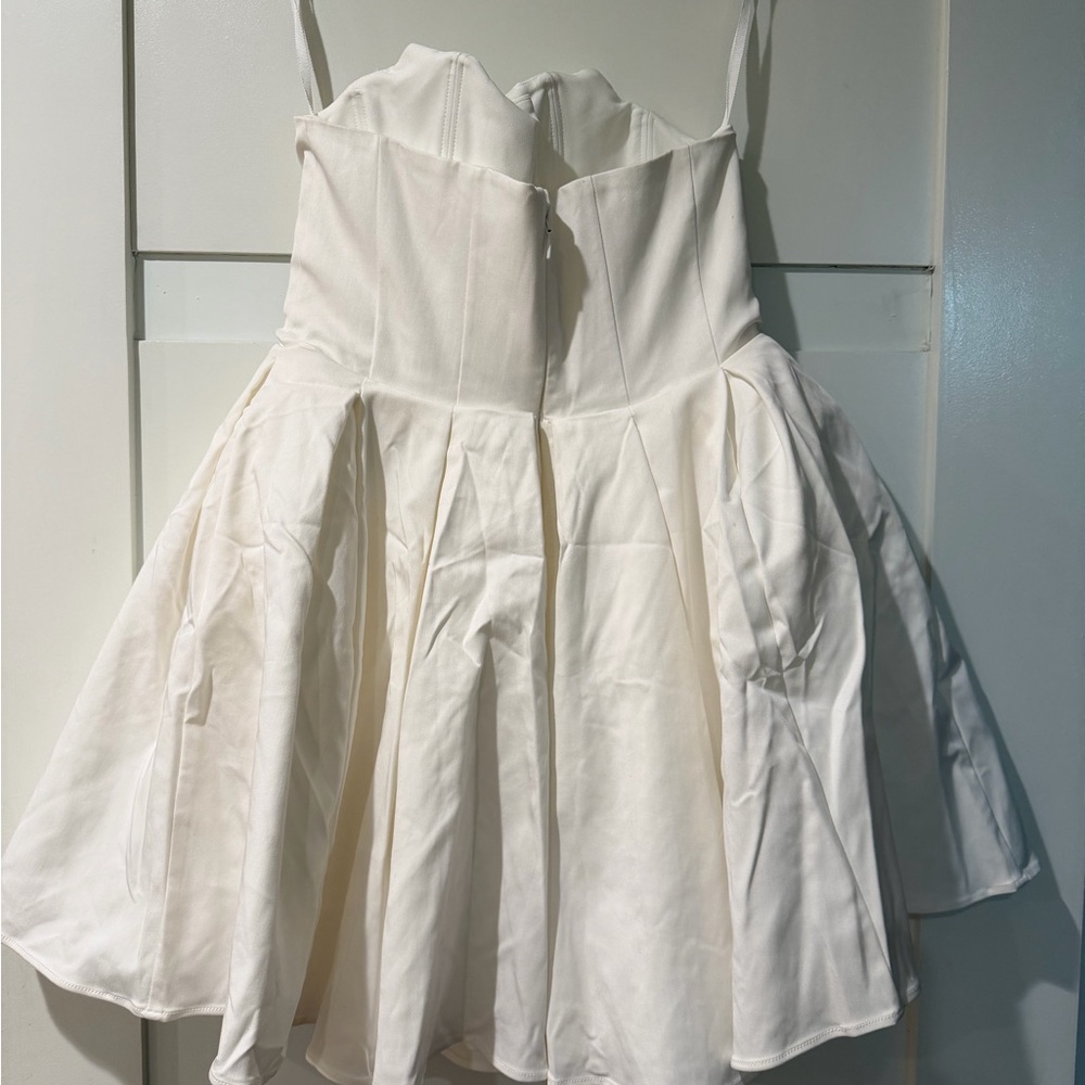 House of CB White Strapless Sweetheart Mini Dress - Picture 6 of 10